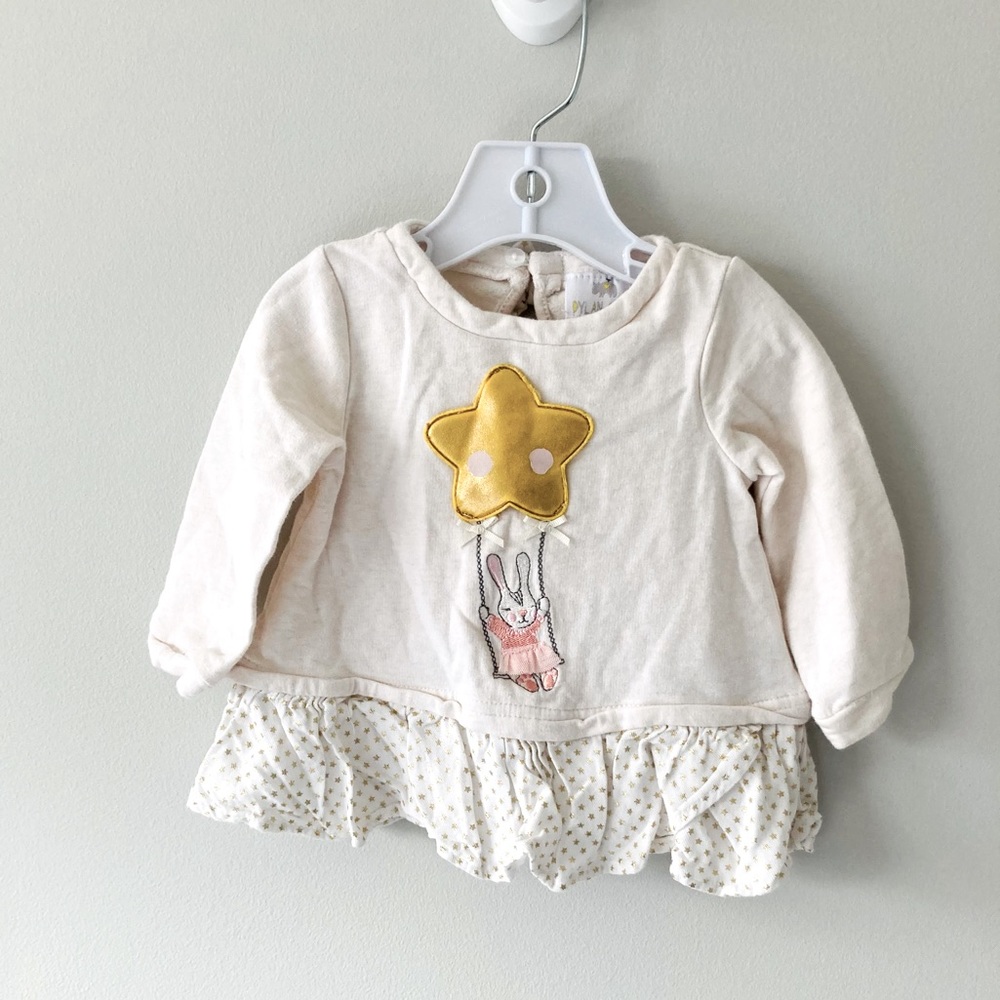 Dylan & Abby Baby Girl Long Sleeved Sweater Dress